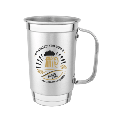 CANECA ALUMINIO 390 ML 