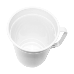 CANECA DE ALUMINIO 101 -S 750 ML BRANCA PURA